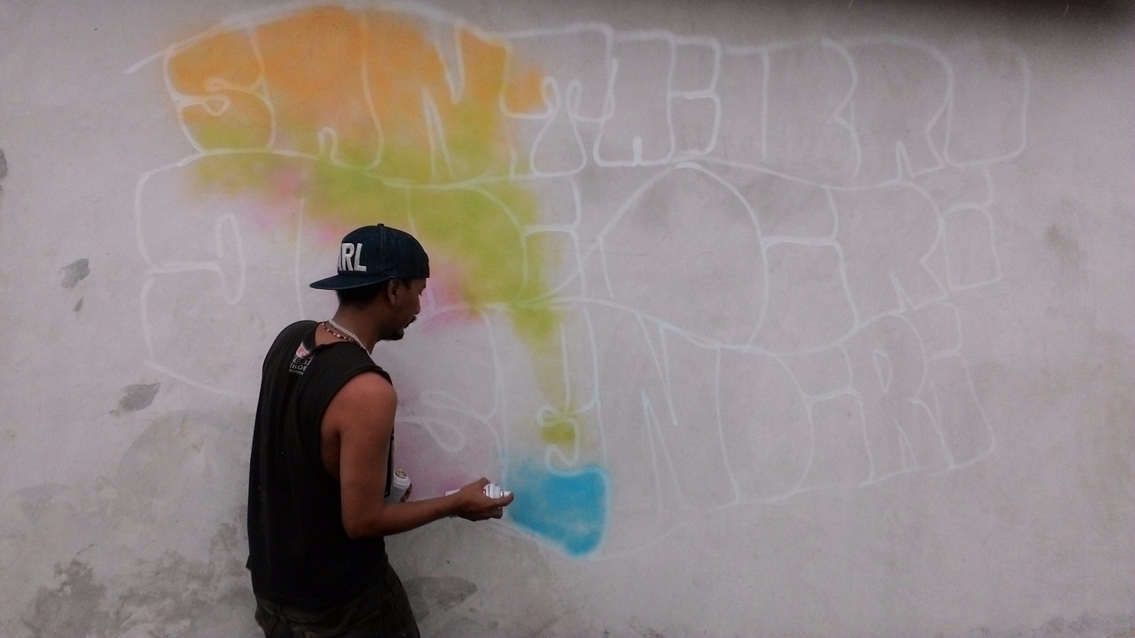 Bujangan Urban Buat Mural