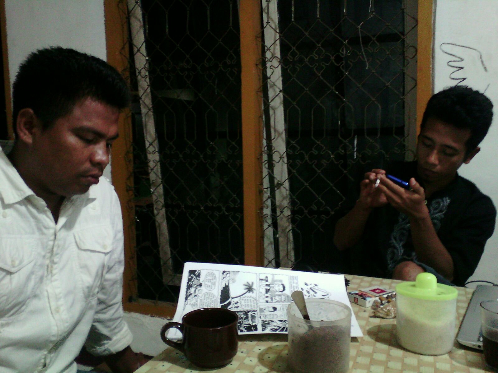 Kunjungan Ketua Remaja Dusun Bentek